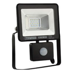 10W LED STRÅLKASTARE MED RÖRELSESENSOR VATTENTÄT IP65 PUMA/S-10