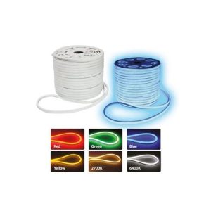 1 METER VATTENTÄT LED LIST IP65 220V ENKEL FÄRG BLÅ- NEOLED