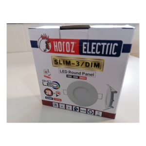 DIMBAR LED PANEL 3W 6400K 8.3CM Ø7CM SLIM-3/DIM