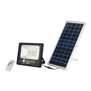 LED SOLCELL STRÅLKASTARE 100W 12-15 Tim 6400K IP65 TIGER-100