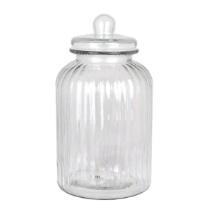 Glasburk med Lock – Hög